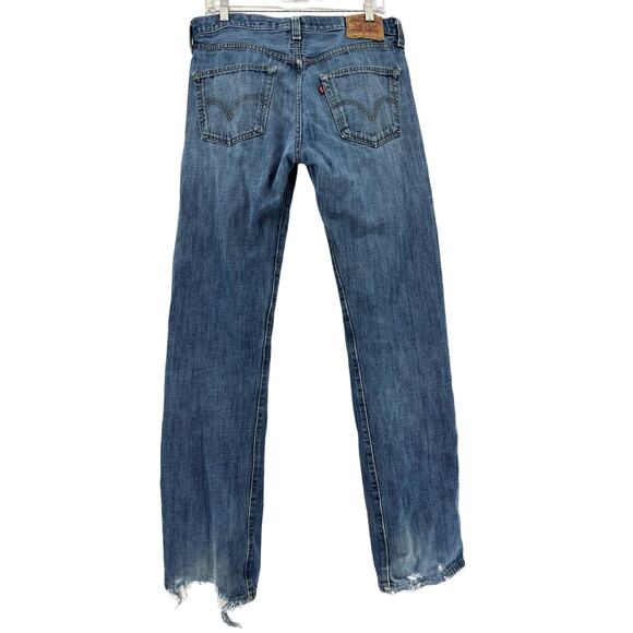 Levi's Other - Levi's vintage 501 33/34 Blue button fly distressed